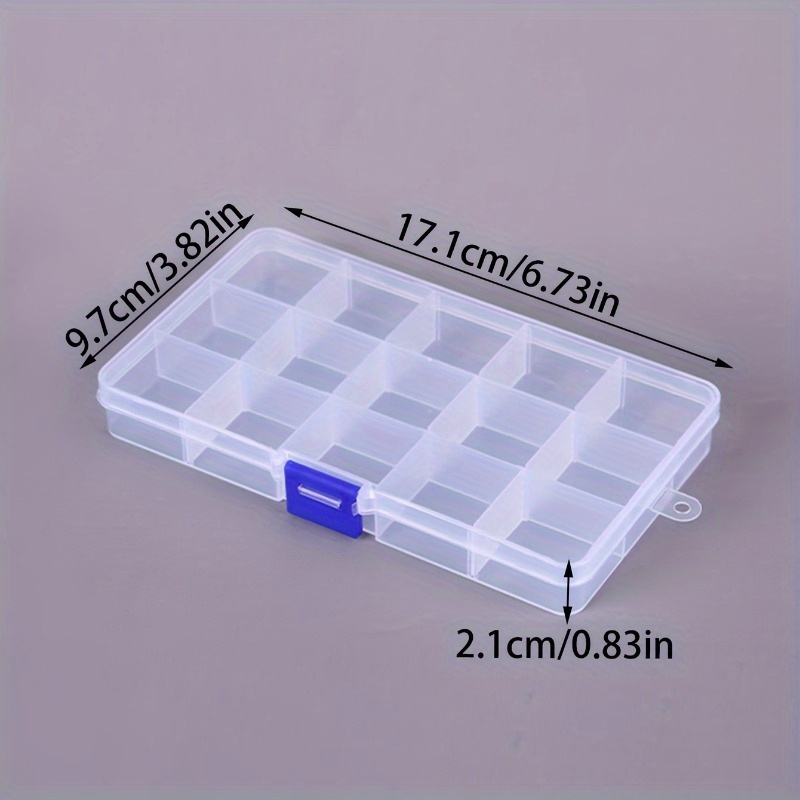 Medium Size Transparent Storage Box [without Partition] Used - Temu