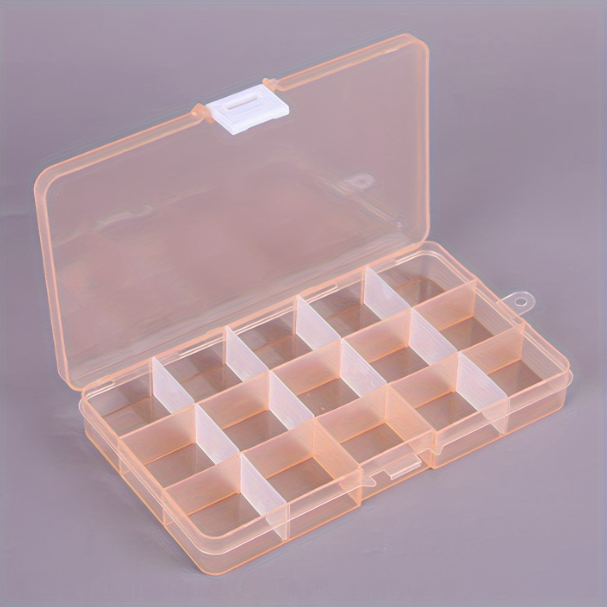 Plastic 15 cell Storage Box Adjustable Partitions Plastic - Temu Canada