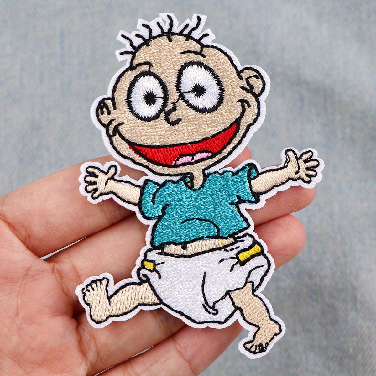 Funny Embroidered Iron On Patches Badge For Men Sewing - Temu