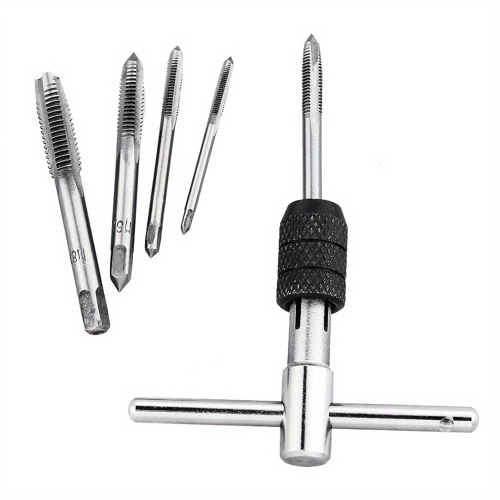 Outil de filetage, clé à taraud, trousse à outils à main 6PCS