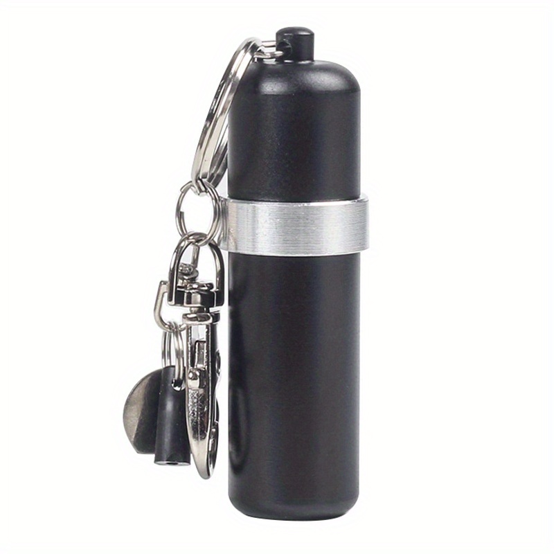 Mini briquet à kérosène en acier inoxydable, porte-clés à huile