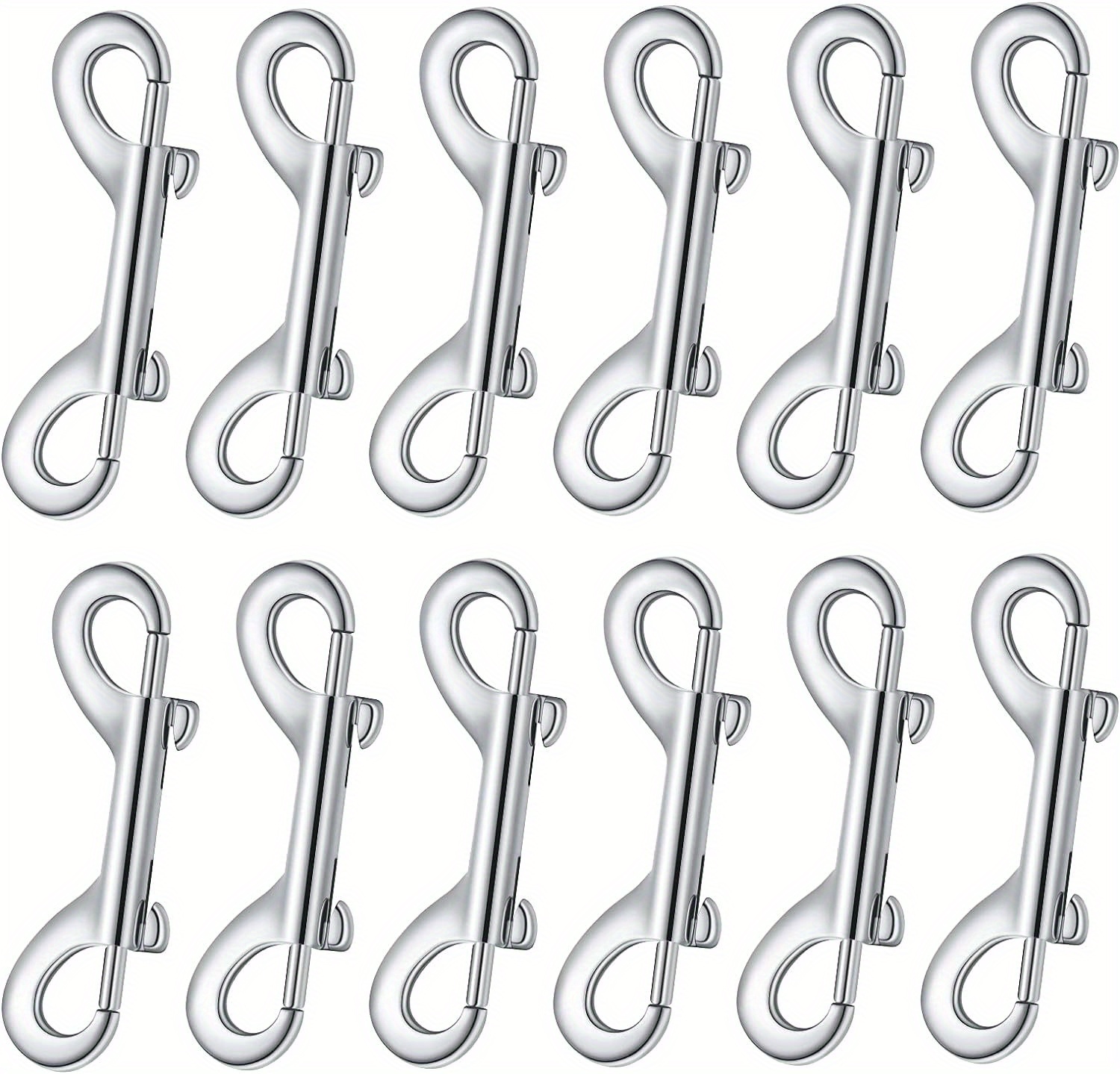 Double Ended Bolt Snaps Hook Zinc Alloy Double Trigger Clips - Temu