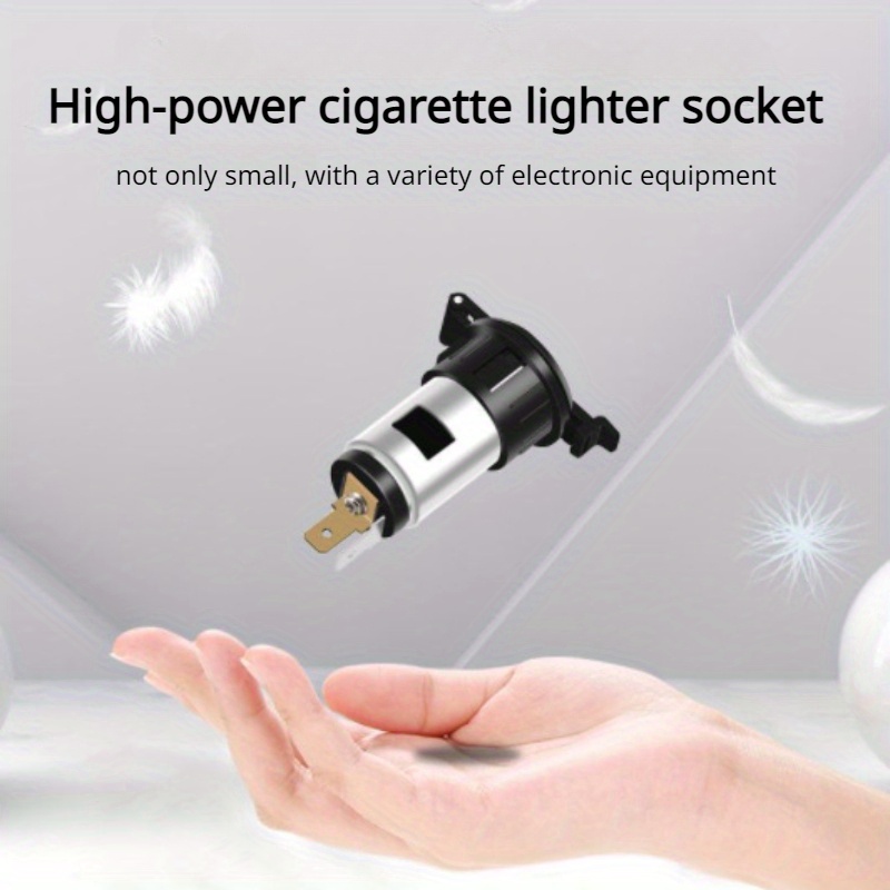 Allume Cigare Socket, Imperméable Prise Allume-Cigare 12V-24V pour