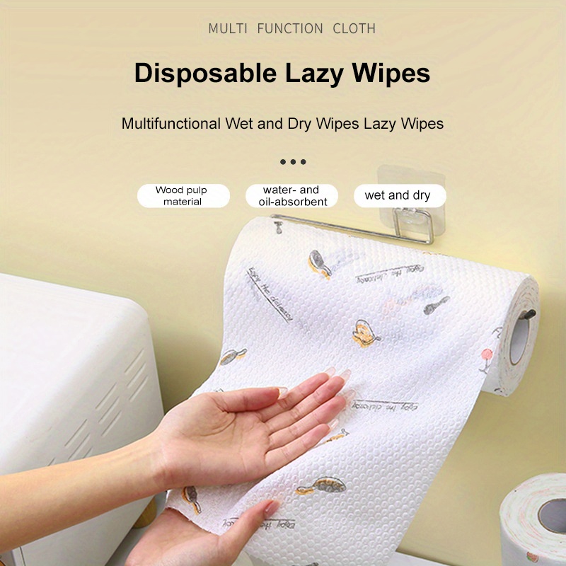 Thickened Dish Cleaning Wipes Disposable Cleaning Towels For - Temu