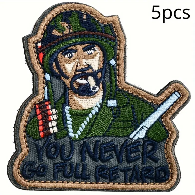 You Never Go Full Funny Inspired Tactical Patch Hook - Temu