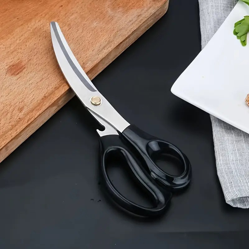 Stainless Steel Kitchen Scissors For Fish, Meat, Chicken, Fruits,  Vegetables, Kitchen Tools - Temu