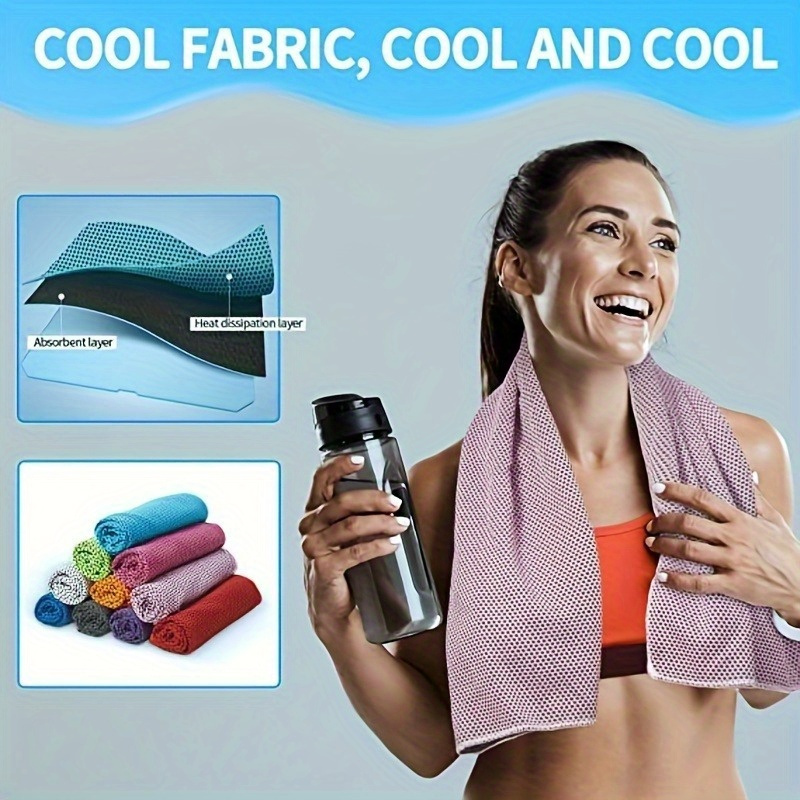Solid Color Cooling Towel