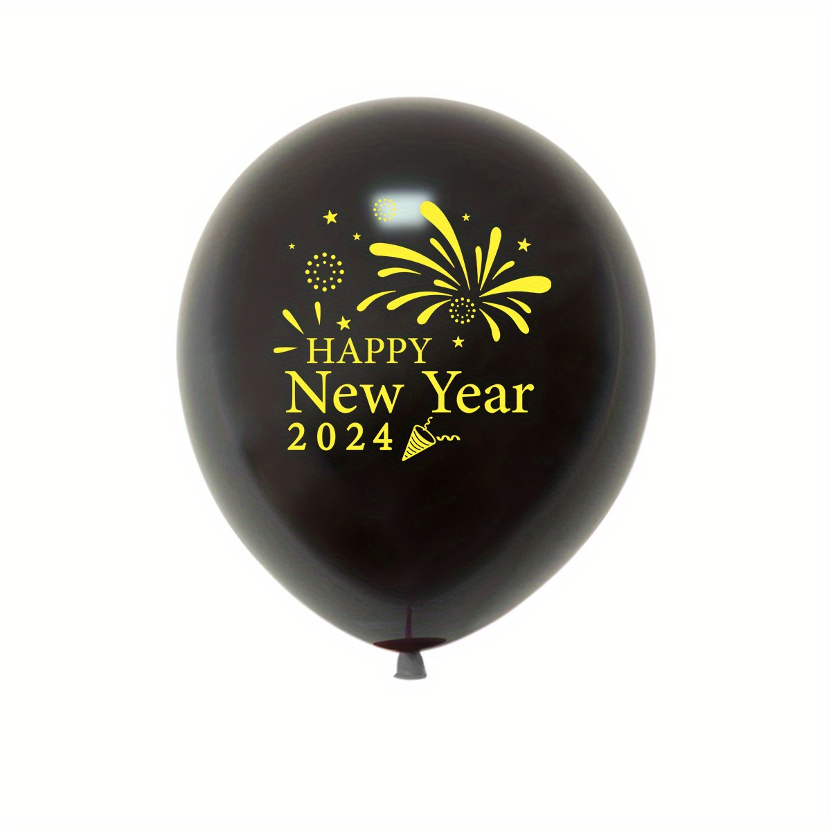 Decoration Nouvel An 2024, Deco Fete Nouvelle Année, 30 Pièces Bonne Année  Ballons, Noir Et Or Ballons Nouvel An Latex Ballo[u3726]
