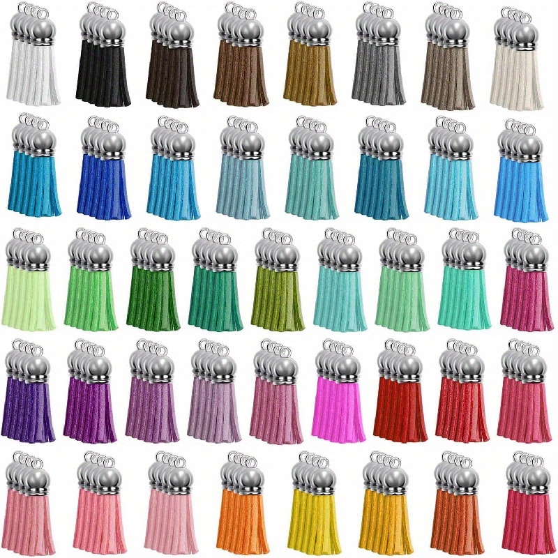 Single 3.8cm Tassel Keychain, Charm Acrylic Blank Keychains For Backpacks And Wallets, Handbag Charms