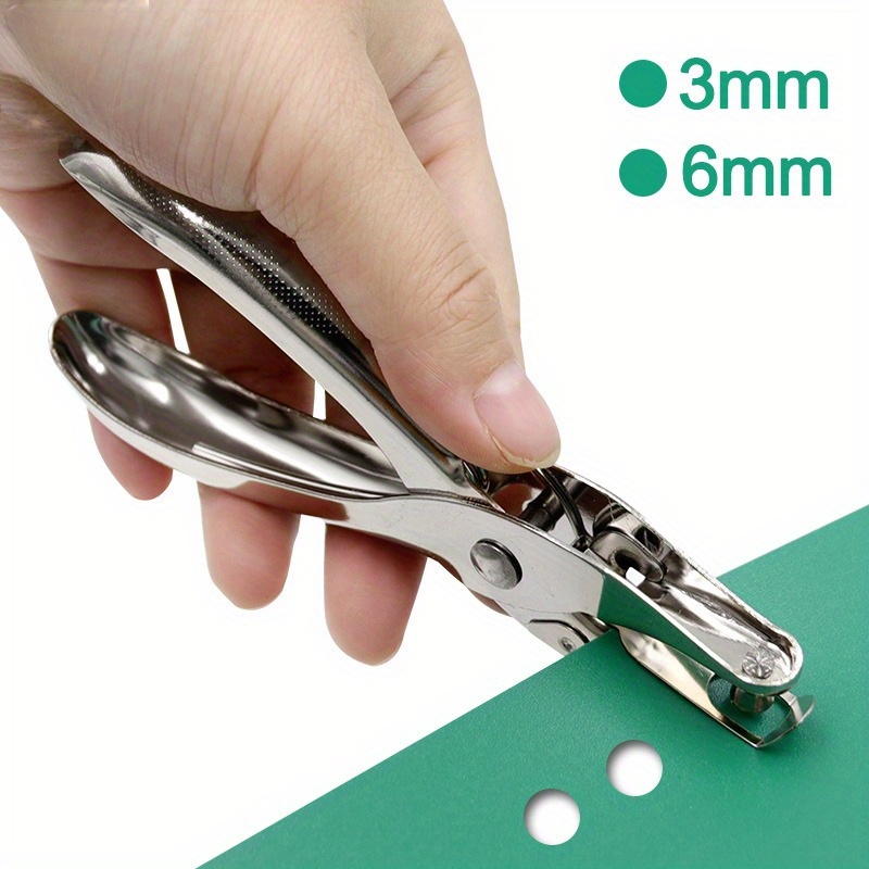 New Single Hole Punch 5/16 Inch Heavy Duty Hole Puncher Portable Hole Edge  Banding Punching Plier with Limiter for Paper Cards - AliExpress