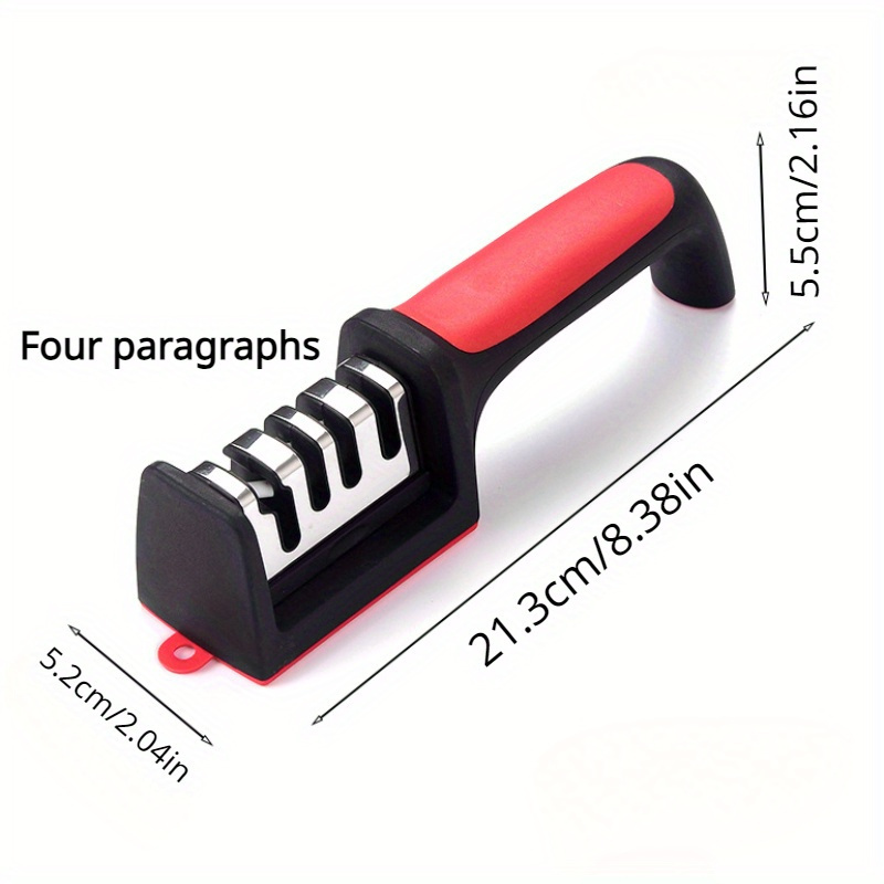 1pc Multi-functional 4-stage Ceramic Knife Sharpener For Home Use