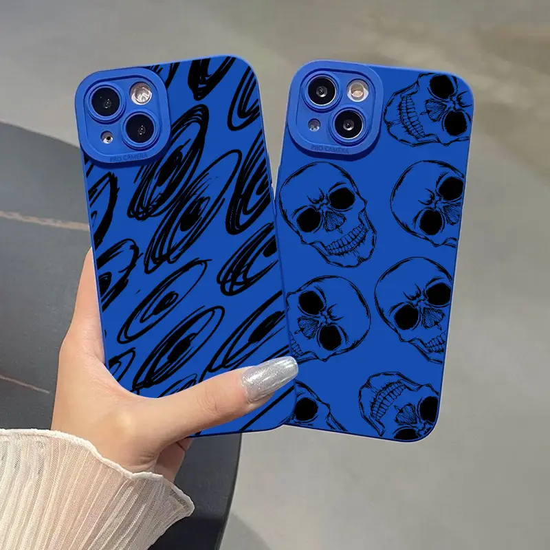 2pcs skeleton graphic silicone phone case 15 - Temu Oman 2pcs skeleton graphic silicone phone case 15 - Temu Oman