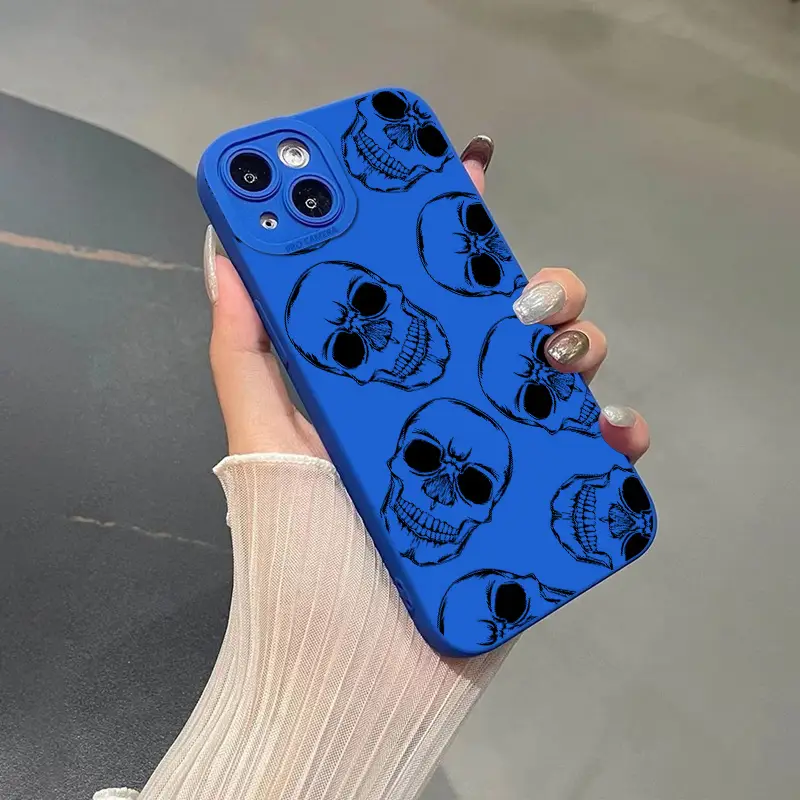 2pcs skeleton graphic silicone phone case 15 - Temu Oman 2pcs skeleton graphic silicone phone case 15 - Temu Oman