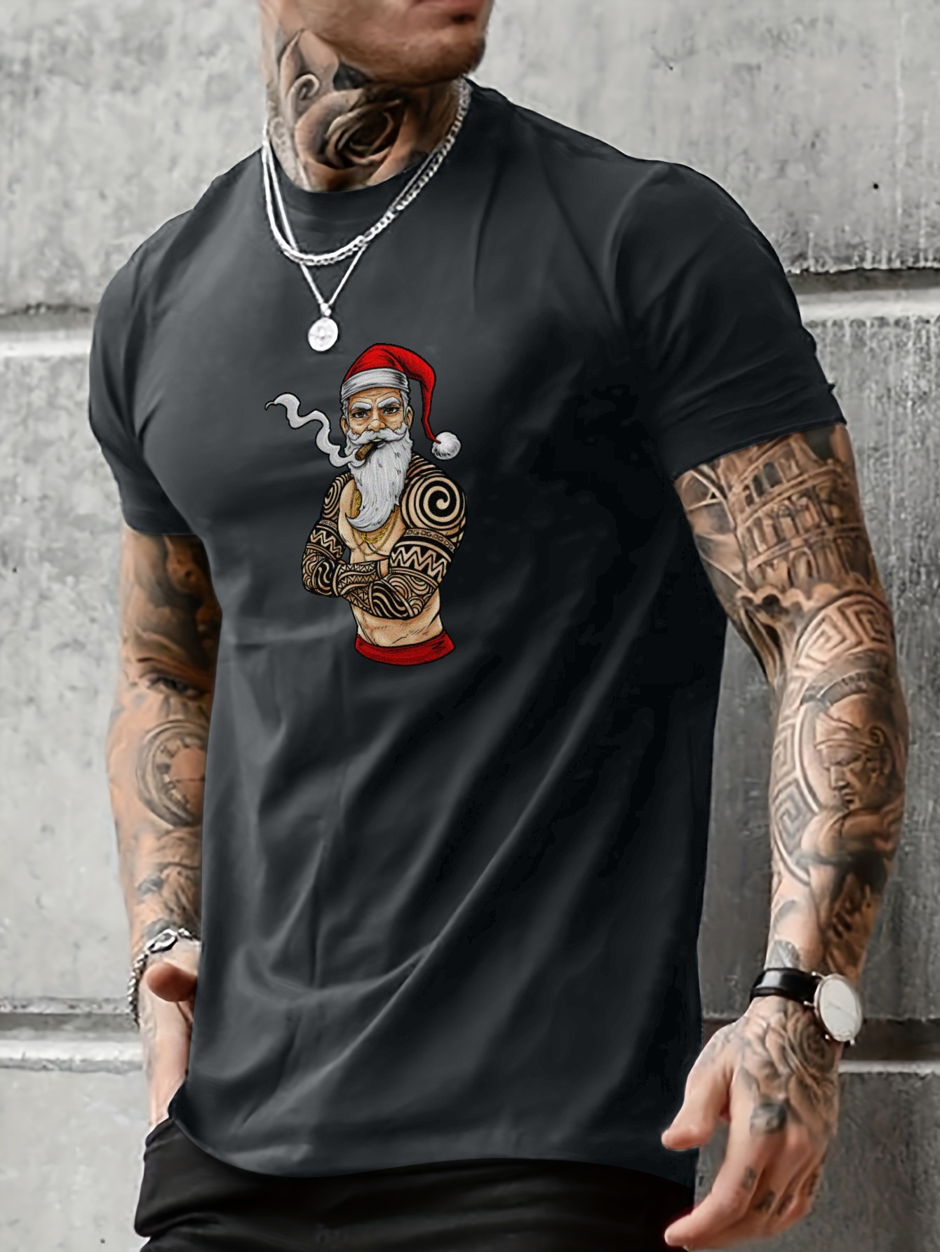 christmas tattoo shirt