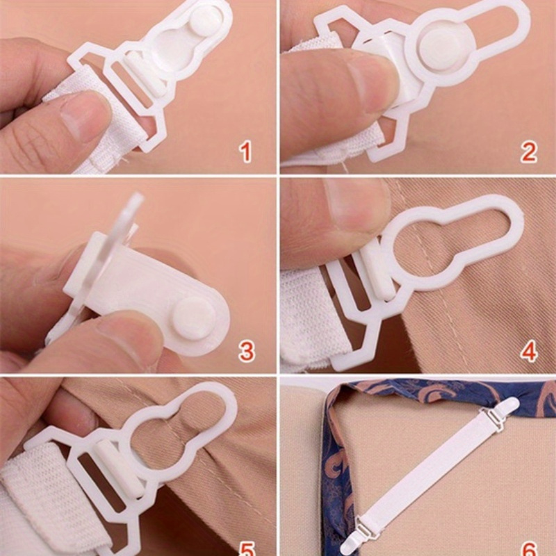 Bed Sheet Grippers Clip Holder  Bed Sheet Cover Blankets Clip - 6