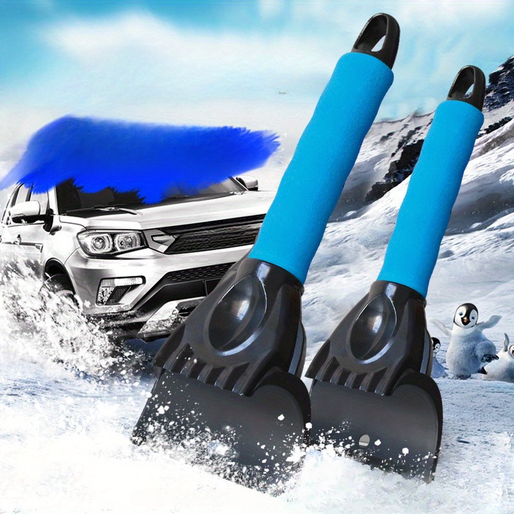 Alasum Snow Shovel Car Snow Scraper and Brush Car Ice Scraper Ice Scrapers  for Car Windshield Telescoping Snow Broom Windscreen Ice Scraper Car