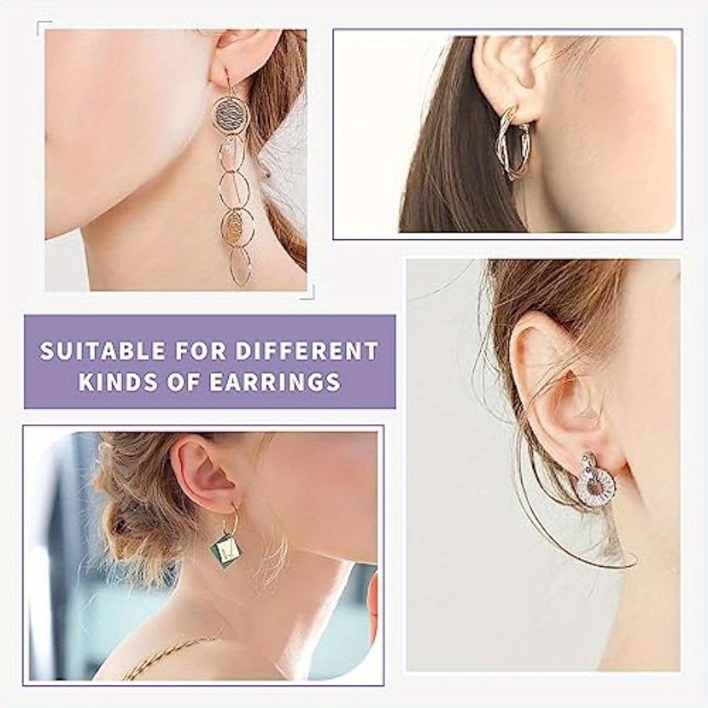 Silicone Earring Backs For Studs Soft Earring Backings Safe - Temu New  Zealand