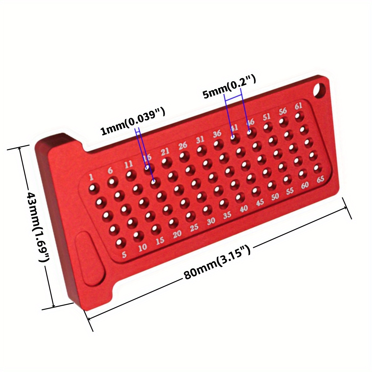  STOBOK 1 Box Ruler Set Square Tools Measurement Tool