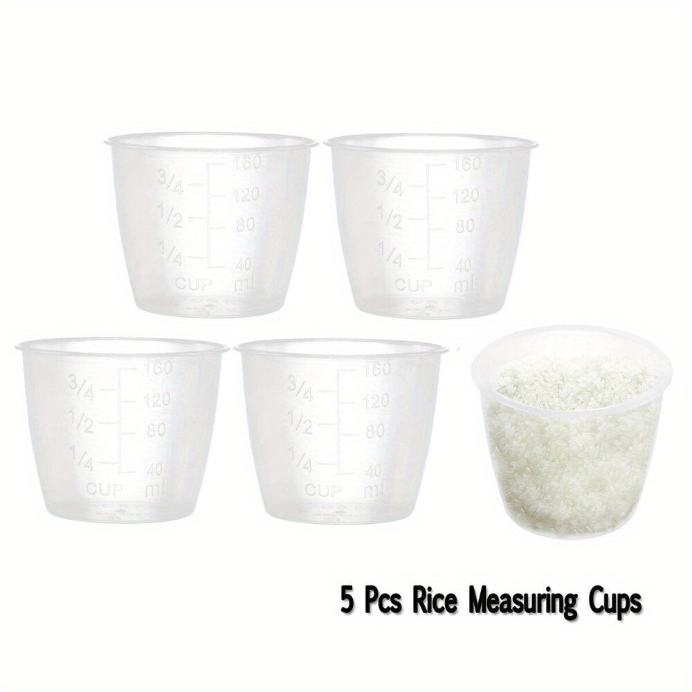 Measuring Cups, Plastic Transparent Rice Measuring Cup, Rice Cooker  Measuring Cup For Dry And Liquid Ingredients, Rice Cooker Clear Scale Cup,  Cheapest Items, Kitchen Accessaries - Temu