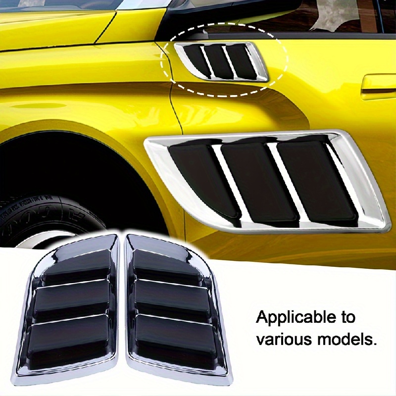 Universal Auto Motorhaube Seite Lufteinlass Belüftung Abdeckung Dekorative  Aufkleber Auto Außen Dekoration