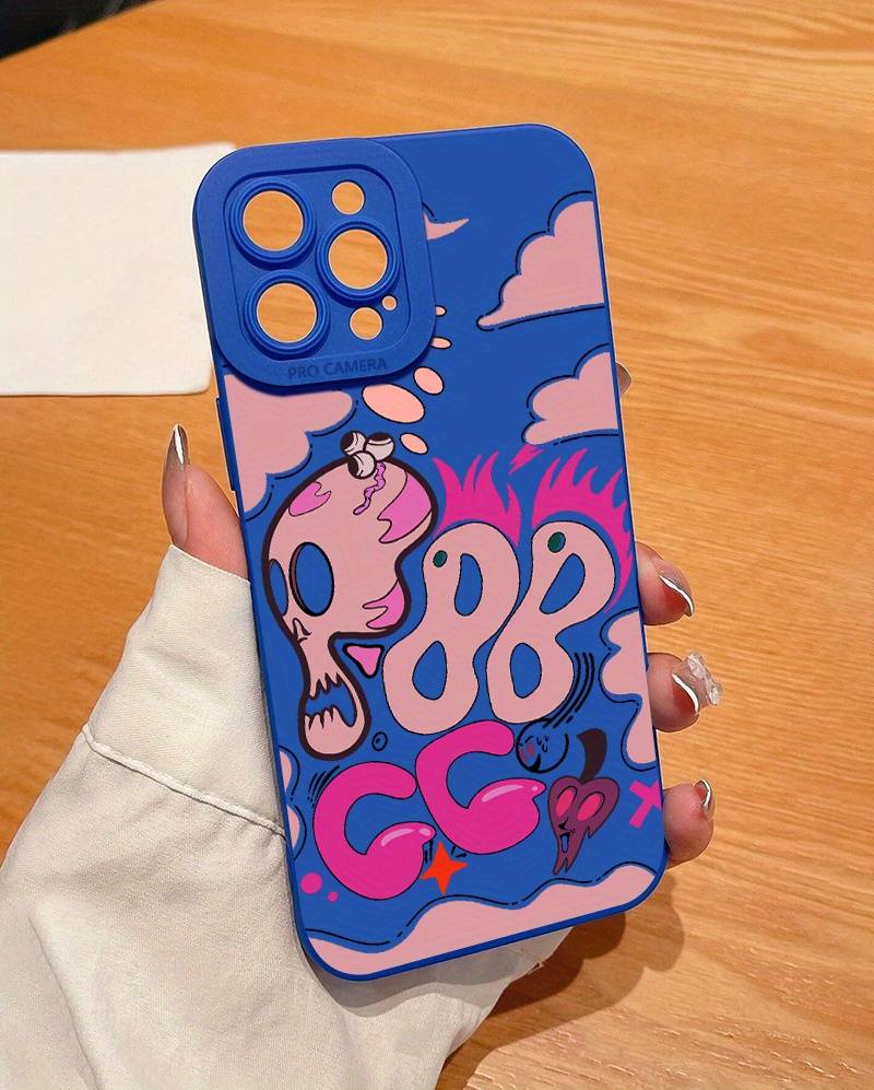 Personalised Initials Silicone Phone Case – For IPhone 15 Pro Max, 13, 14, 11, 7 – UK Made