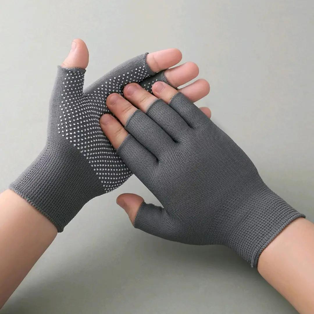 Half Finger Non slip Breathable Work Gloves Cycling Fishing - Temu Canada