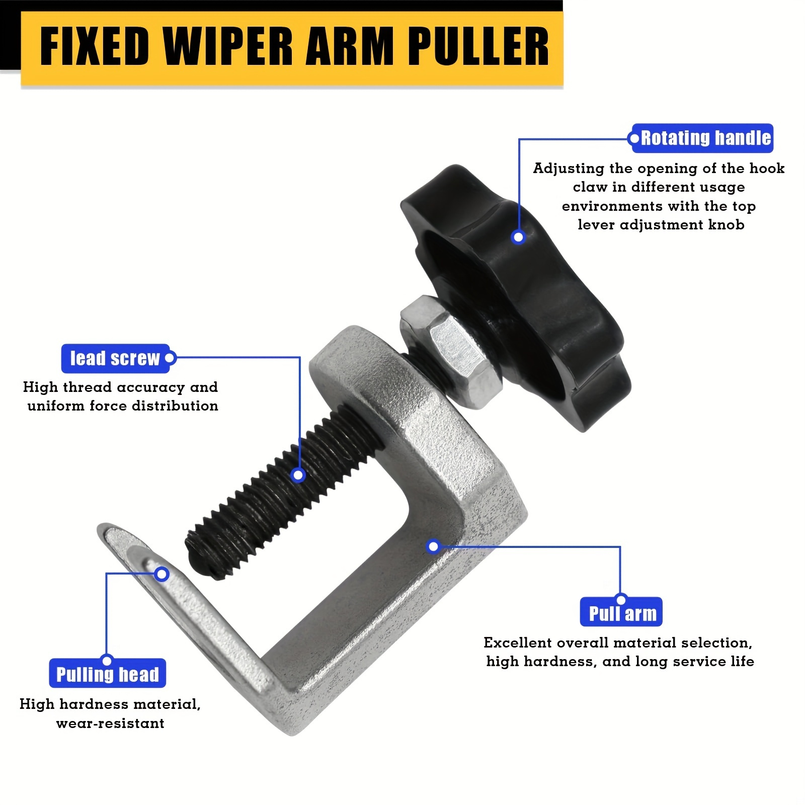 Adjustable Wiper Arm Puller Wiper Arm Remover Wiper Arm - Temu