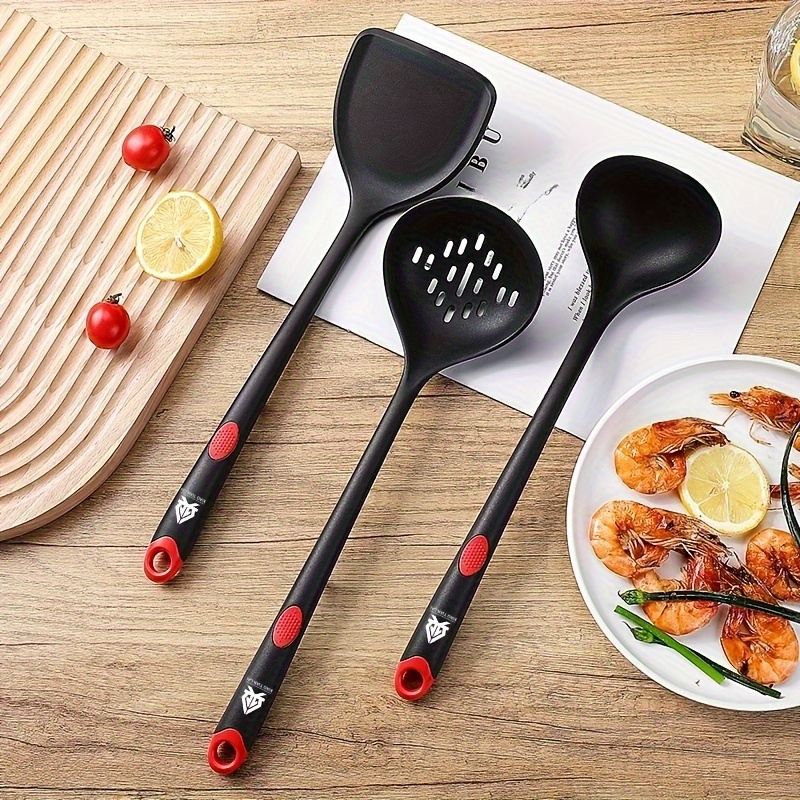 Silicone Spatula Set For Non-stick Cookware, High Heat Resistant