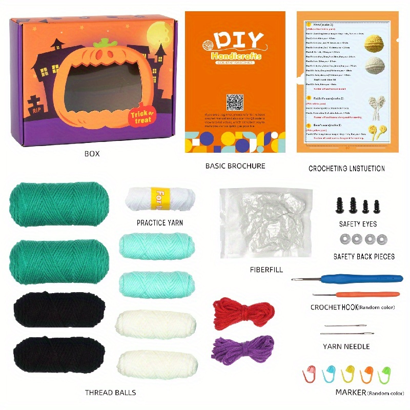 Crochet Kit For Beginners accessories Random Color Crochet - Temu