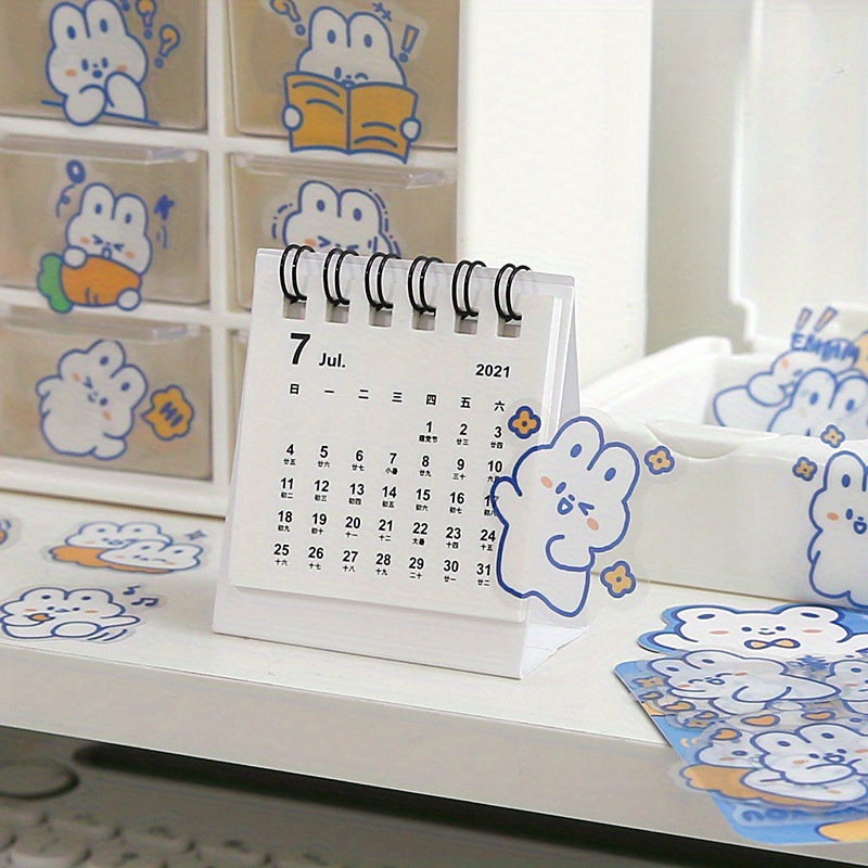 100pcs/box Pet Material Cute Journal Stickers Set, Pre-cut