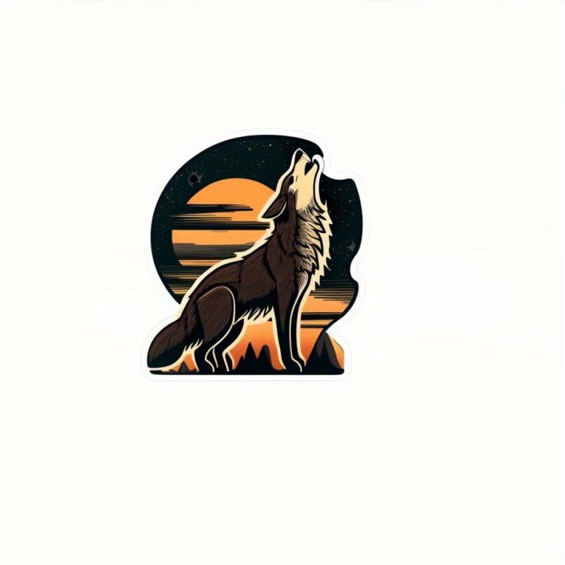Wolf Animal Vinyl Decal Car Cool Funny Sticker Temu Australia