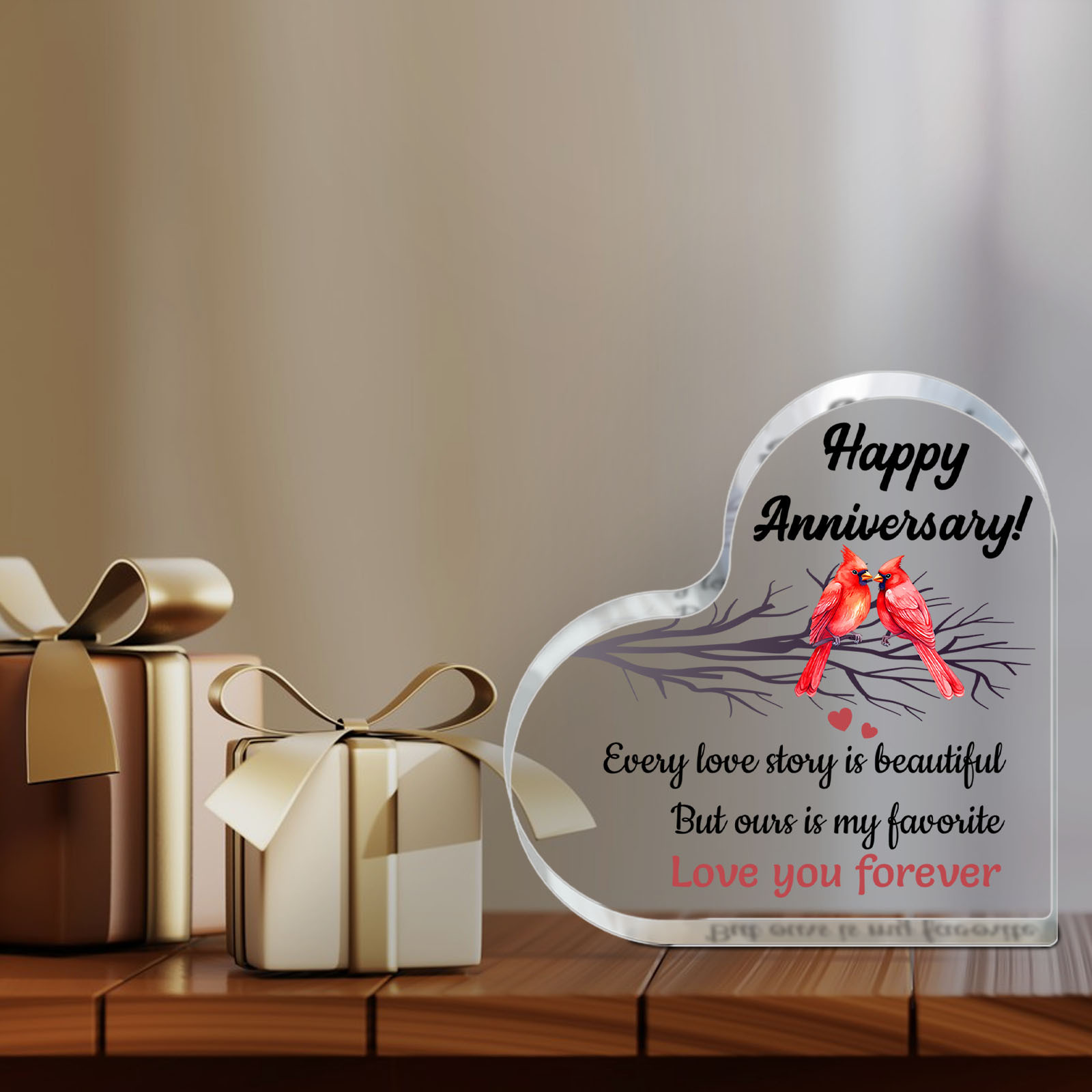 Gifts For Her Love Wedding Anniversary Gifts For Wife Heart Husband Card  For Him