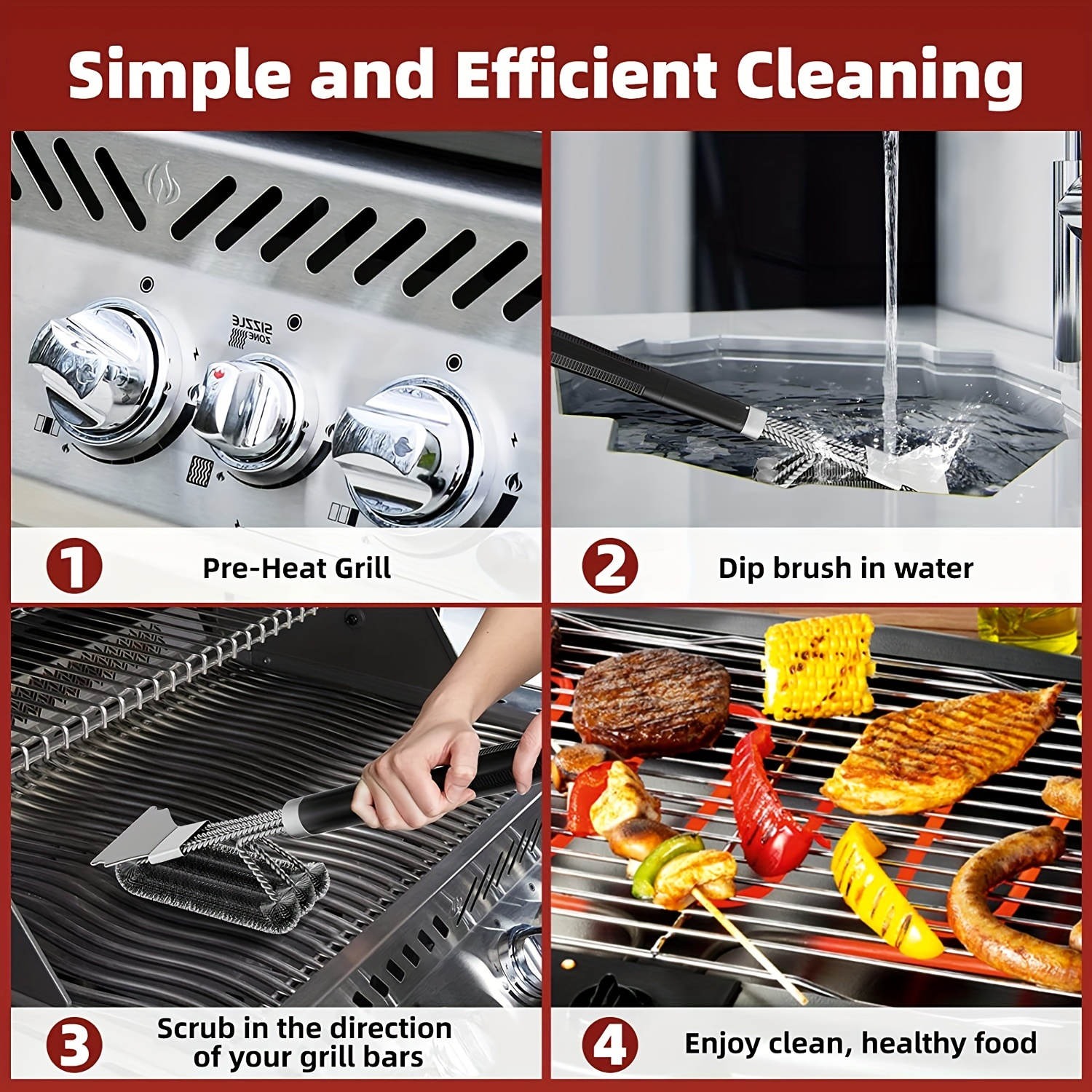 3-in-1 Grill Cleaner