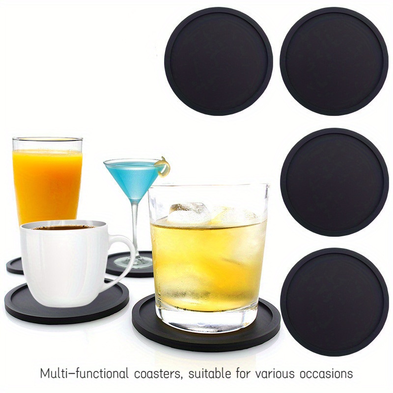  5pcs Silicone Nonslip Heat Resistant Reusable Coffee