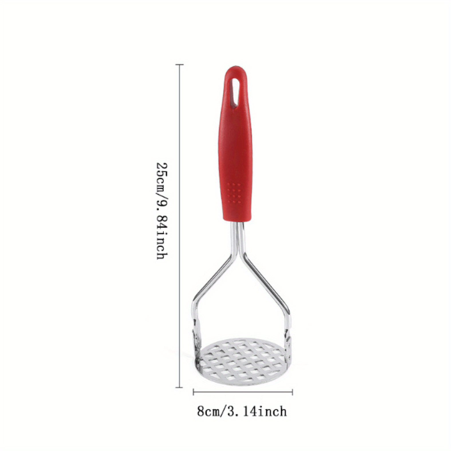 Potato Masher, Stainless Steel Potato Masher, Kitchen Vegetable Masher With  Non-slip Handle, Manual Fruit Masher, Potato Ricer, Potato Press, Vegatable  Crusher, Kitchen Stuff, Kitchen Gadgets - Temu