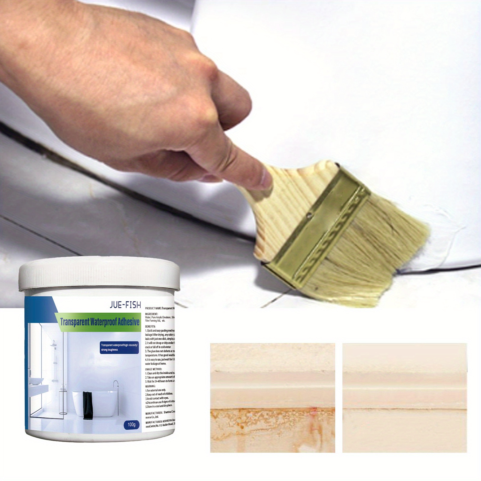 Sealant Waterproof Gluewaterproof Invisible Paste - Temu