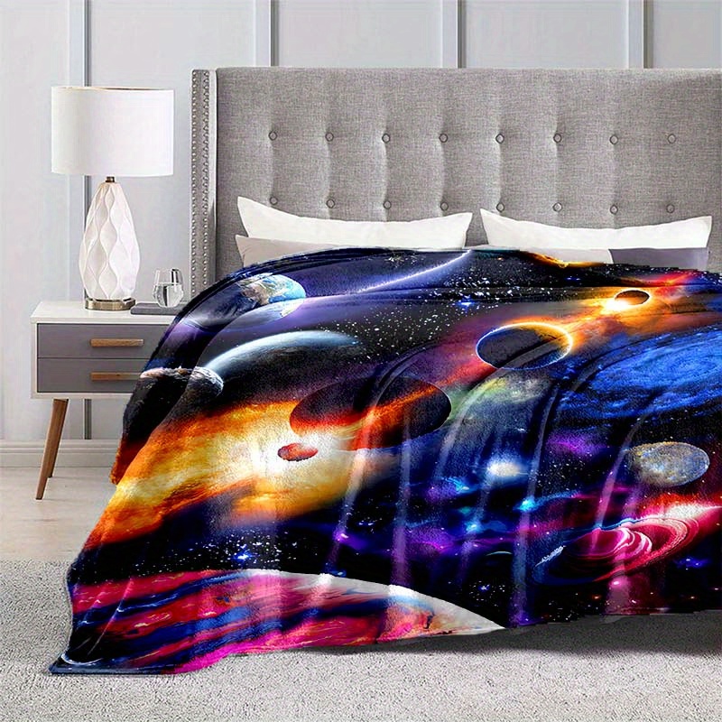 fantasy planeten decke leichte flanelldecke sofa Temu Austria