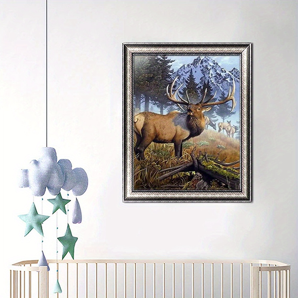 Huacan Diamond Painting 5d Deer Diamond Art Full Drill Diamond