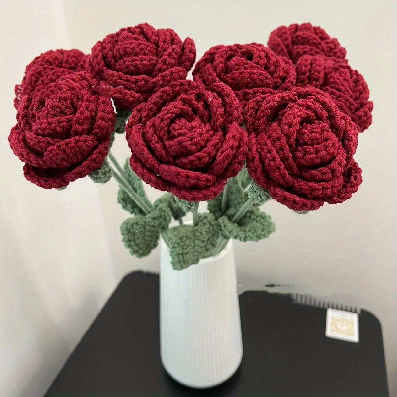 Knitted Flowers - Temu