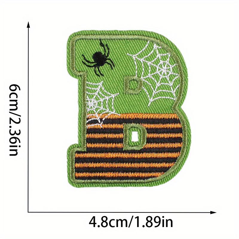 1PC Red 4.8CM Embroidery Letter Patch Iron on Patch Name