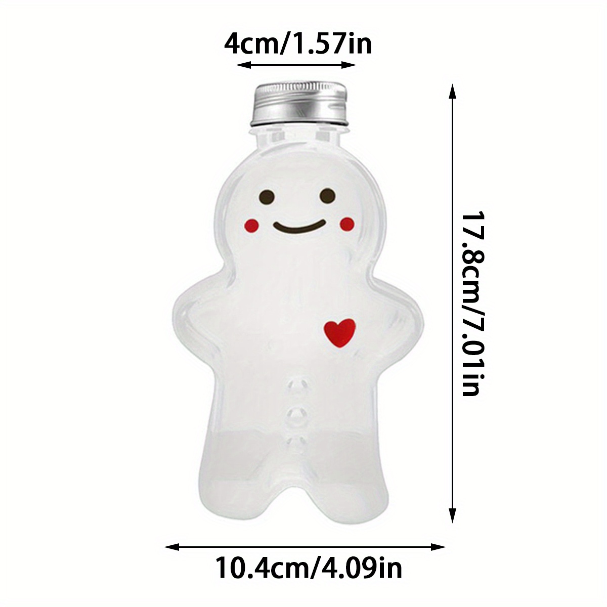 Gingerbread Man Empty Bottle