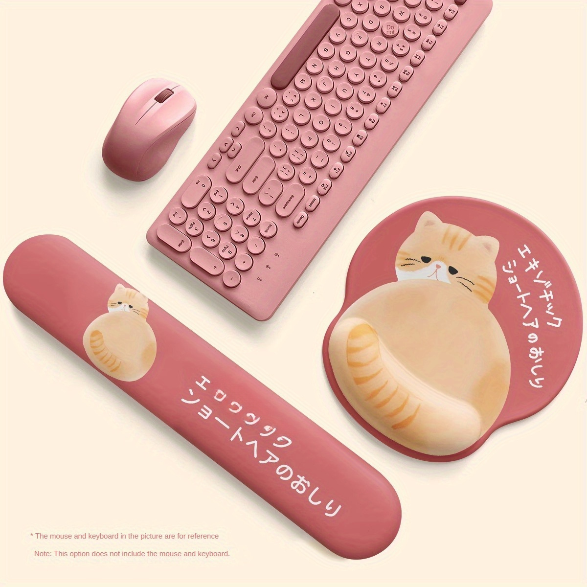 Cute Cat Mouse Pad Wrist Rest Keyborad Wrist Rest Soft Pad - Temu
