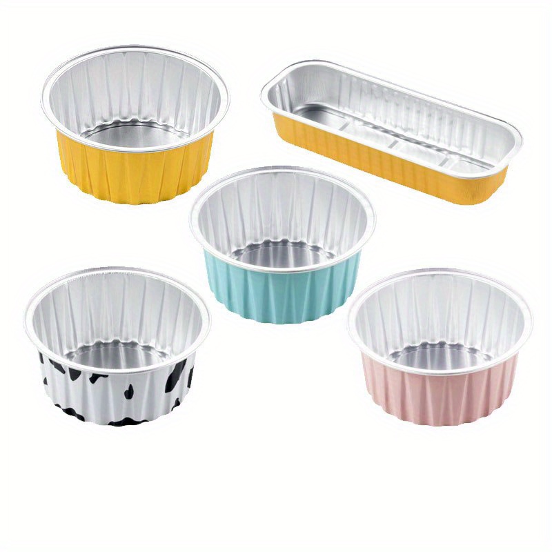 Air Fryer Pudding Cake Mold Aluminum Foil Tin Cup Tray Tinfoil Cups Tinfoil  Box