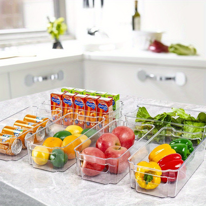 Easy use Fridge Organizer Fruit Food Storage Box Keep - Temu