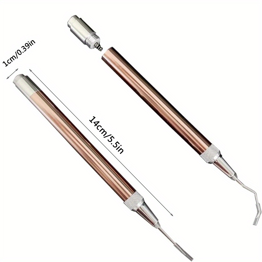 LED Weeding Tools For Vinyl: Lighted Weeding Pen With Pin & Hook For  Removing Tiny Vinyl Paper/Iron Projects Cuts Crafting DIY (Battery Not  Included)