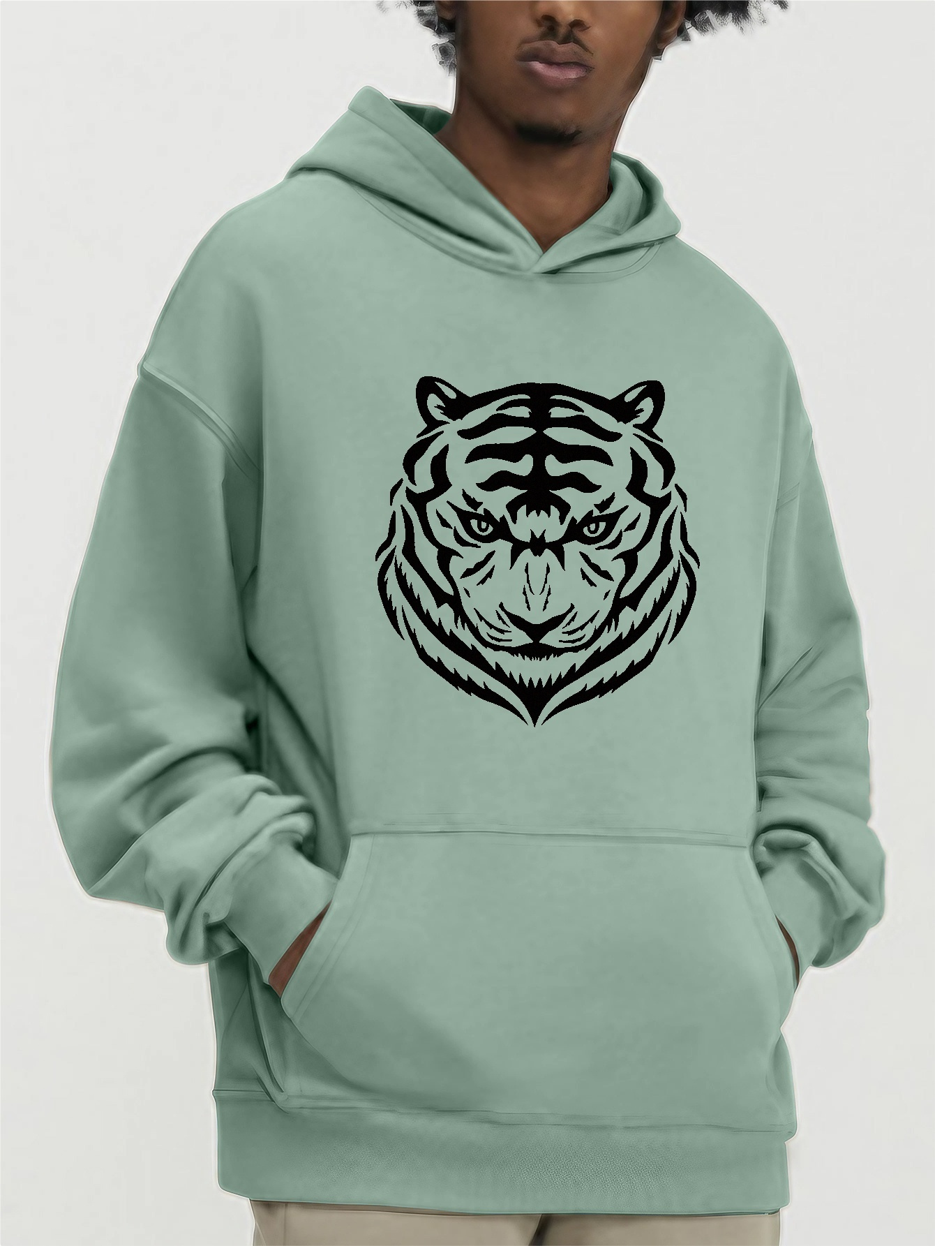 Green discount tiger hoodie