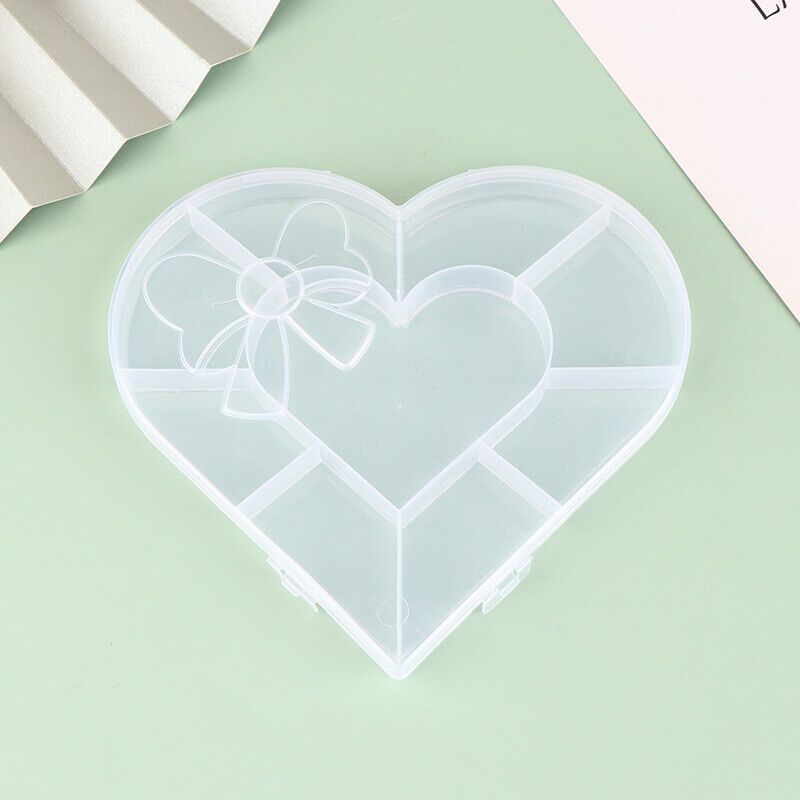 1pc Plastic Jewelry Organizer Box Clear Storage Box Bead Case, Aesthetic  Room Decor, Home Decor Bedroom Decor