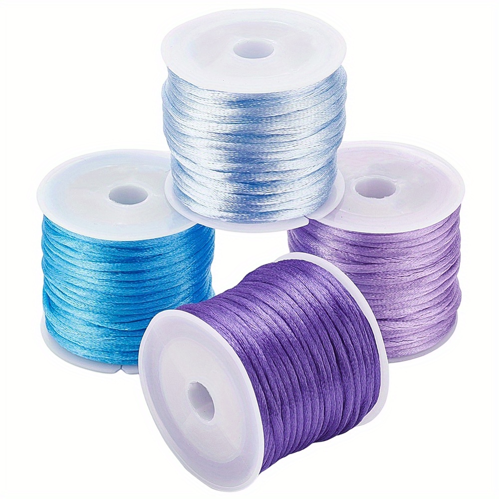 20 Meter Elastic Band Cord Paracord Bracelet Tape Braid Rainbow Elastic  Rubber Rope Round String Accessories 1mm 1.2mm 1.5mm - AliExpress