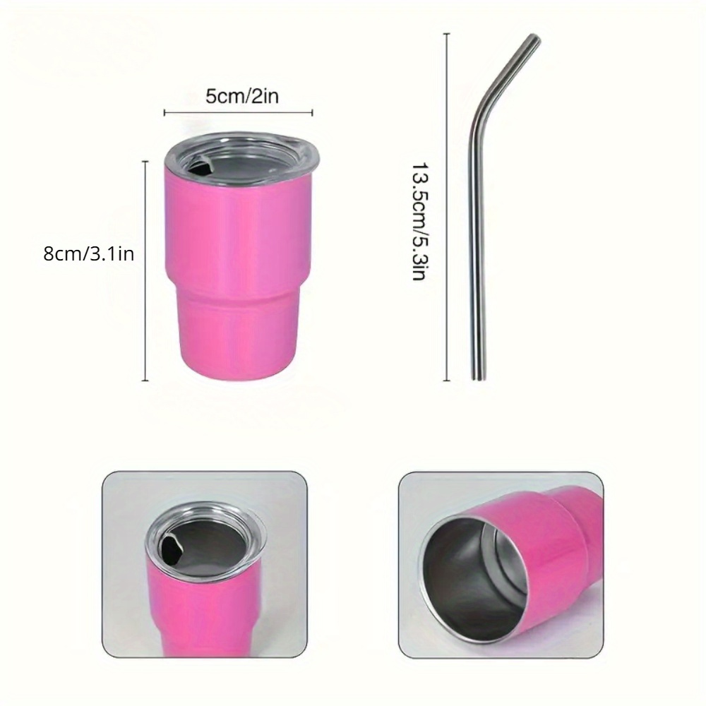 Mini Tumbler Design Shot Glass Stainless Steel Insulated - Temu