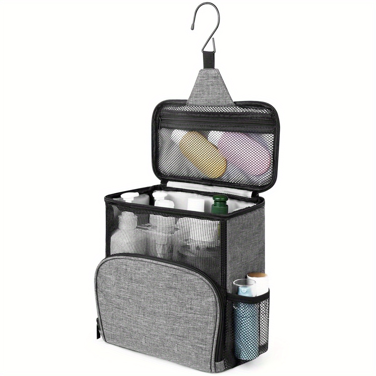 Shower Caddy Bag Portable Hanging Shower Tote Bags With Hook - Temu